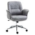 Miniatyrbillede 1 af 6: Rootz Kontorstol - Skrivebordsstol - Drejestol - Ergonomisk arbejdsstol - Lysegrå - 67 x 69 x 92-102 cm