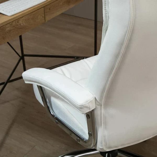 Rootz-toimistotuoli - Pöytätuoli - Kääntötuoli - Ergonominen työtuoli - Valkoinen