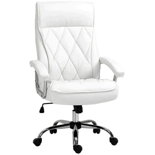 Rootz-toimistotuoli - Pöytätuoli - Kääntötuoli - Ergonominen työtuoli - Valkoinen