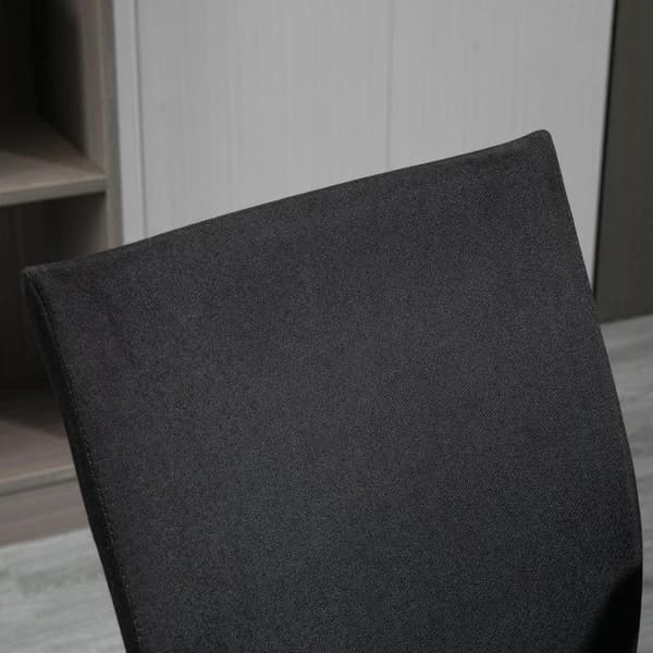 Rootz Kontorstol - Skrivebordsstol - Computerstol - Hjemmekontorstol - Sort - 61 x 61 x 89-99 cm