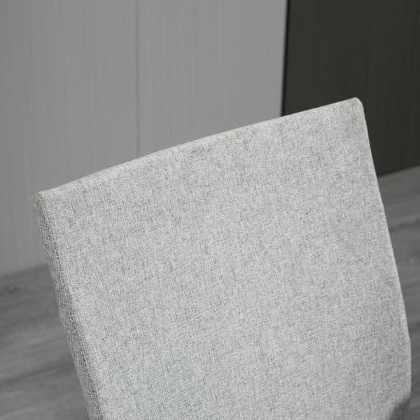 Rootz kontorsstol - Skrivbordsstol - Datorstol - 360° svängbara hjul - Grå - 61 x 61 x 89-99 cm