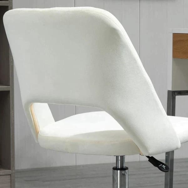 Rootz Stol - Kontorstol - Drejestol - Relax Chair - Kammusling Form - Kontor - Soveværelse - Stue - Beige - 49W x 54D x 79-91H cm