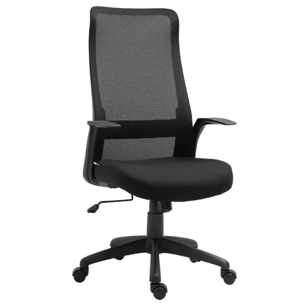 Rootz-toimistotuoli - Pelituoli - Kääntyvä tuoli - Tietokonetuoli - Musta - 62 x 62 x 113-122 cm