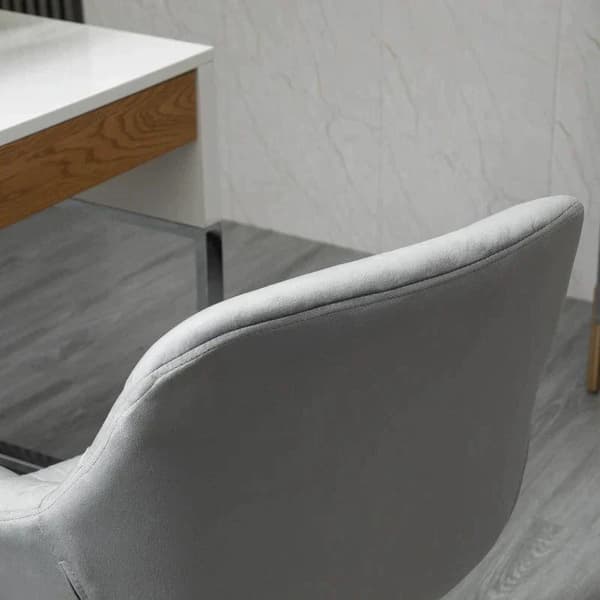 Rootz Kontorstol - Ergonomisk design - Blødt stof - Kontor - Soveværelse - Stue - 59 cm x 58 cm x 90 cm