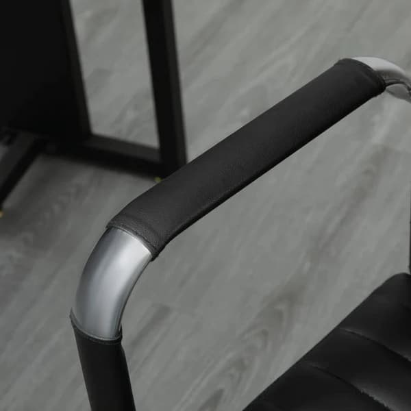 Rootz Kontorsstol - Skrivbordsstol - Spelstol - Snurrstol - Arbetsstol - Casual Kontorsstol - Ergonomisk stol - Svart - 54 x 62 x 104-114 cm