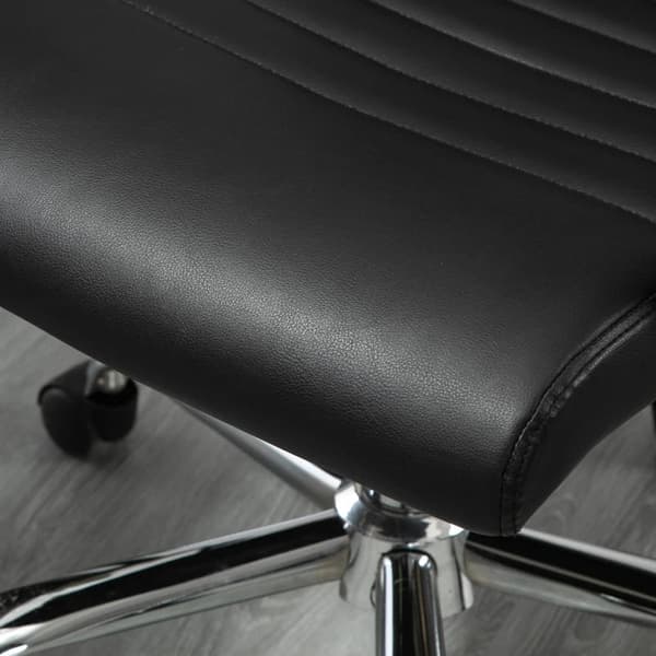 Rootz Kontorsstol - Skrivbordsstol - Spelstol - Snurrstol - Arbetsstol - Casual Kontorsstol - Ergonomisk stol - Svart - 54 x 62 x 104-114 cm