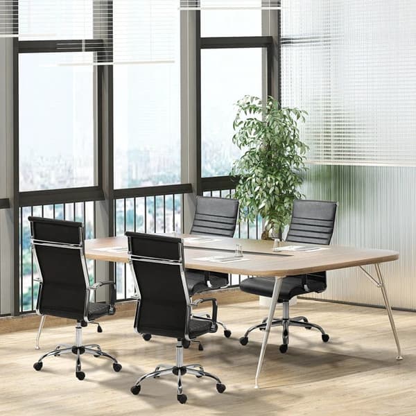 Rootz Kontorsstol - Skrivbordsstol - Spelstol - Snurrstol - Arbetsstol - Casual Kontorsstol - Ergonomisk stol - Svart - 54 x 62 x 104-114 cm