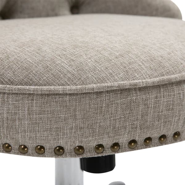 Rootz Swivel Chair - Office Chair - Work Chair - Desk Chair - Chair- 360° Rotatable - 150 Kg Load Capacity - Height Adjustable - Light Gray -  54 x 65