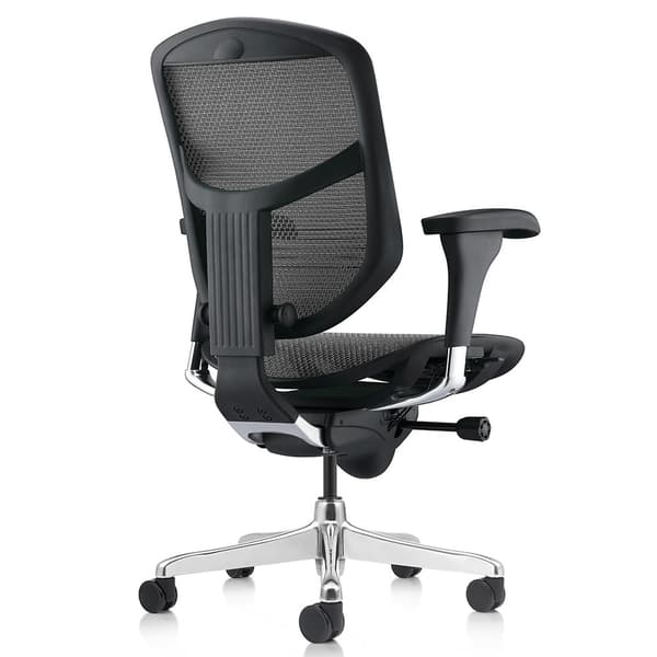 COMFORT kontorstol Enjoy Classic - Mesh sæde - Sort