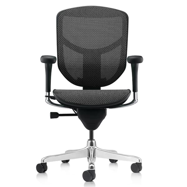 COMFORT kontorstol Enjoy Classic - Mesh sæde - Sort