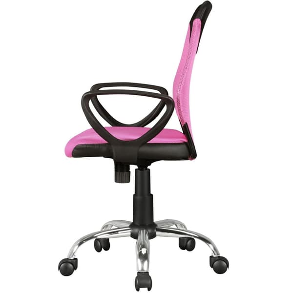 Rootz Lasten työpöytä Musta Pinkki 6-vuotiaille lapsille selkänojalla Lasten kääntötuoli Ergonominen lastentuoli - Korkeussäädettävä tuoli
