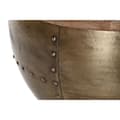 Miniatyrbild 2 av 3: Soffbord DKD Home Decor Glamour Brun Gyllene Metall Mangoträ 68 x 68 x 44 cm