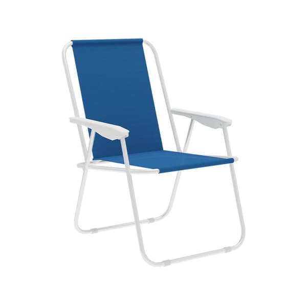 Marbueno Vikbar Stol Stål Blandade Strand och Pool 59X51X75 cm 10169