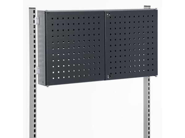 Perforerat verktygsskåp CC900 höjd 475mm, RAL7024