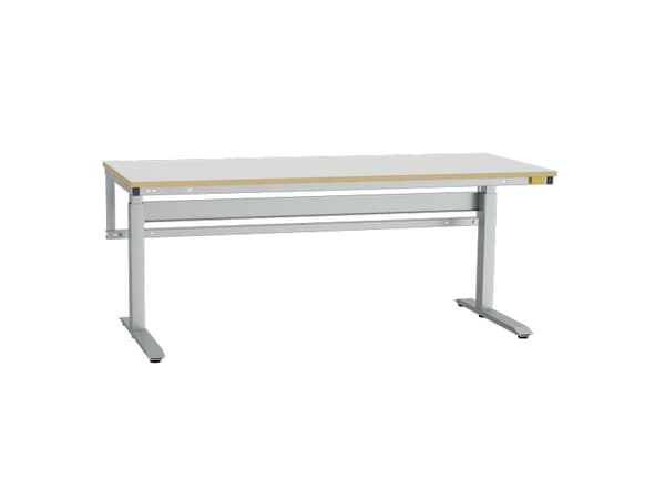 ESD-arbejdsbord ErgoMini 1200x800mm grå HPL