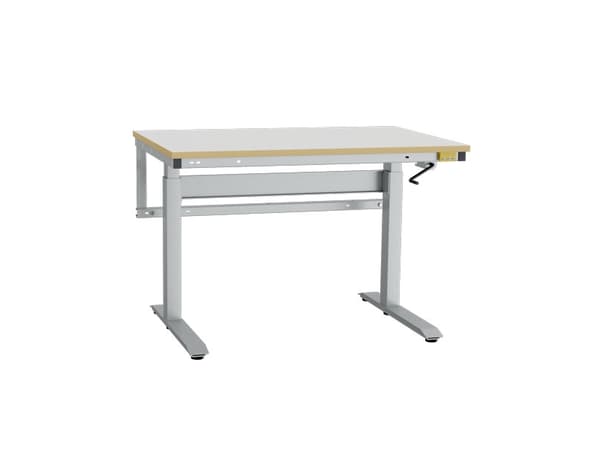 ESD-arbejdsbord ErgoNomi 1200x800mm grå måtte