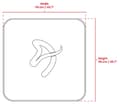 Miniatyrbild 5 av 5: Arozzi ZONA Quattro Floor Pad - White Marble