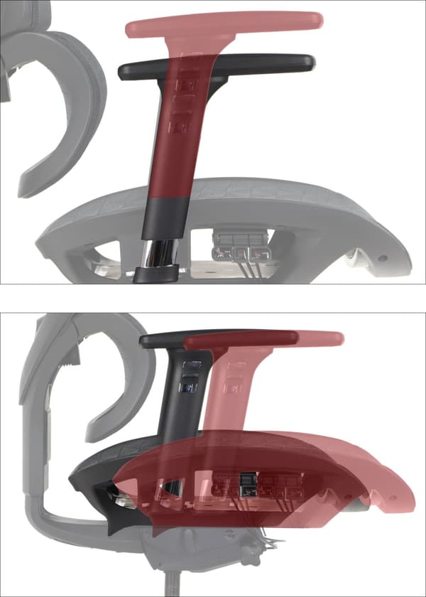ErgoNew S1A ergonomisk stol med mesh-sæde