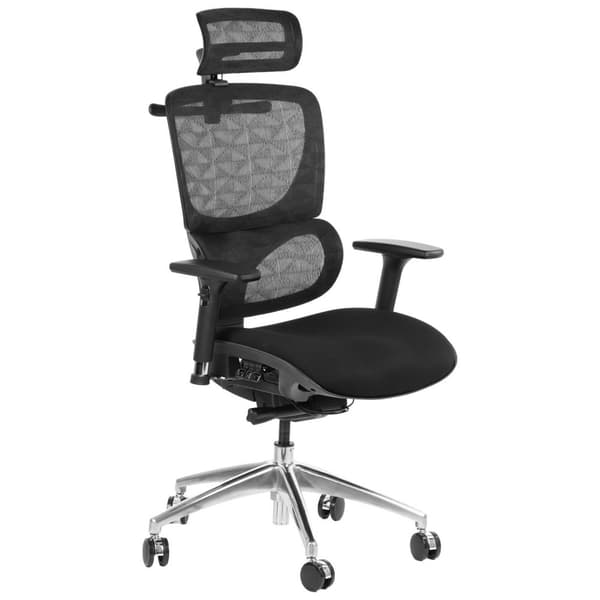 ErgoNew S1A ergonomisk stol med stofsæde