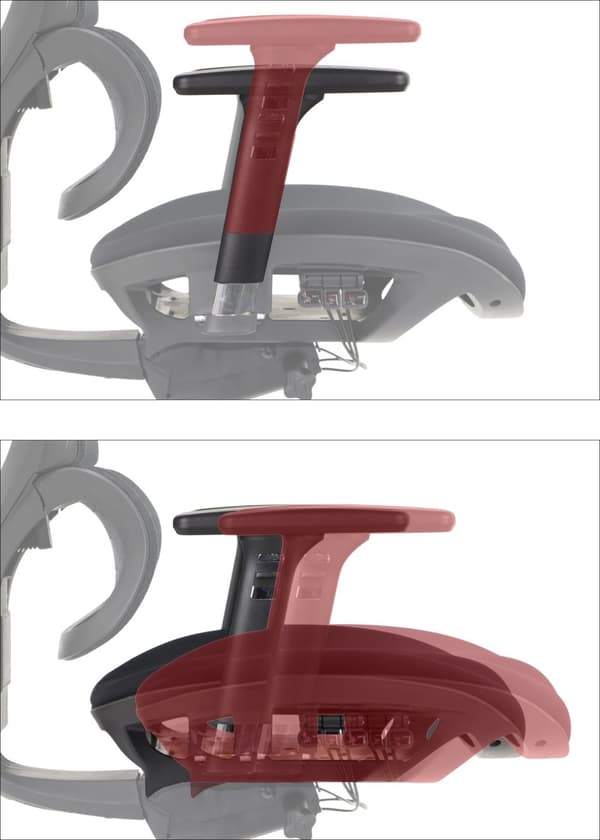 ErgoNew S1A ergonomisk stol med stofsæde