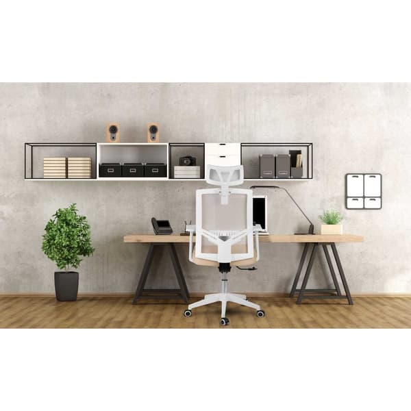 Sofotel Rotar kontorstol i beige mikromesh