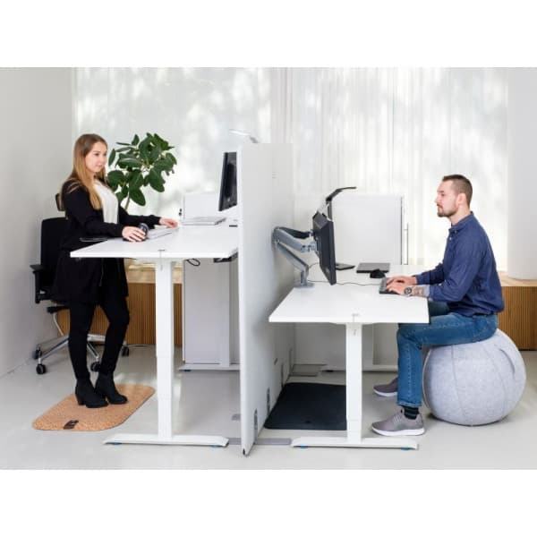 Stoo Active Ball -aktiivipallo, vaaleanharmaa, Ø65 cm