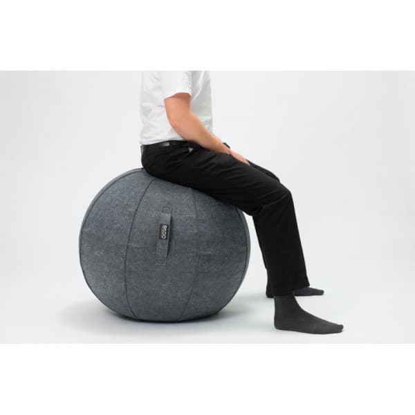Stoo Active Ball -aktivitetsboll, mörkgrå, Ø75 cm