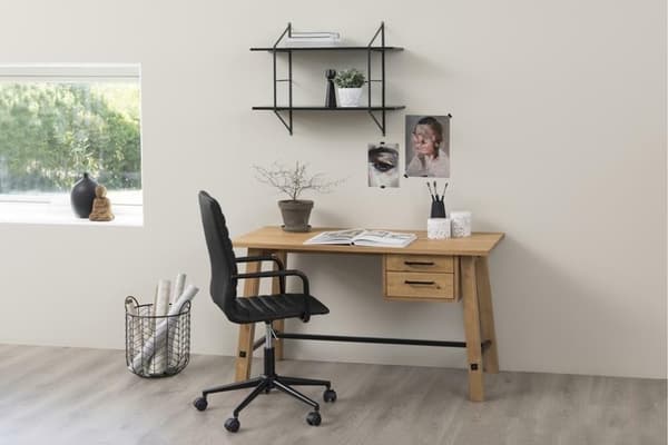 Winslow kontorsstol svart/svart