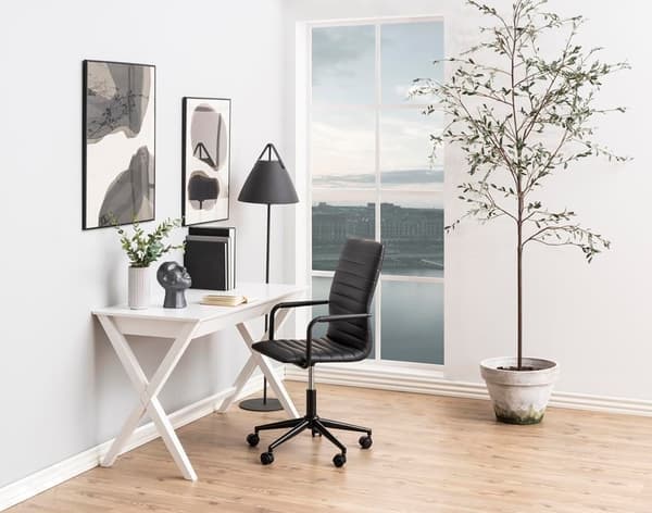 Winslow kontorsstol svart/svart