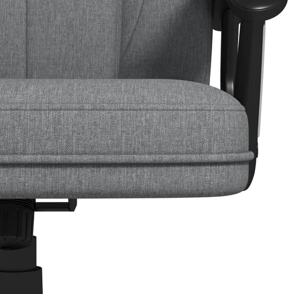 Rootz-toimistotuoli - Työtuoli - Executive-tuoli - Korkeussäädettävä - Keinutoiminto - Pellava - Muovi - Harmaa - 6 cm X 75 cm X 120 cm