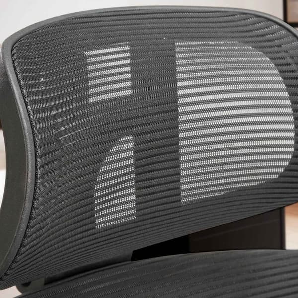 Rootz Moderni kääntyvä tuoli - Työtuoli - Ergonominen tuoli - Verkkopäällinen - Säädettävä ristiseläntuki - 120-130cm x 68cm x 68cm
