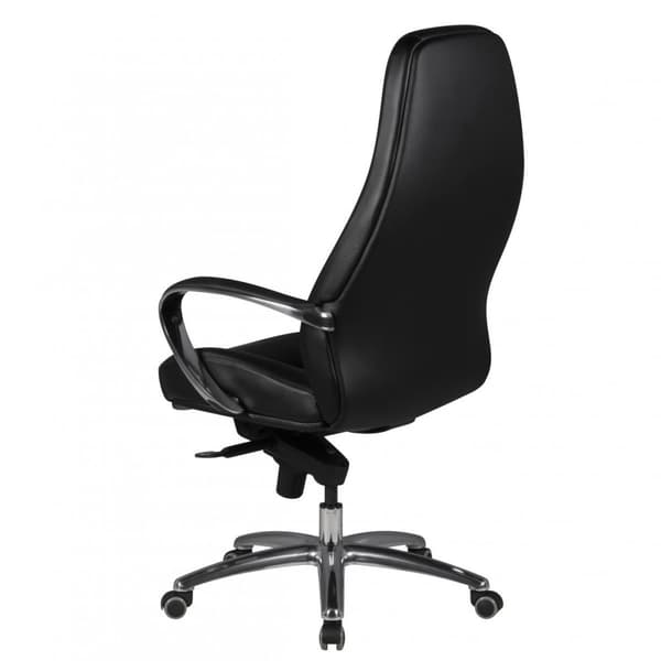 Rootz Executive -tuoli - Aito nahka - Timanttimuotoilu - Alumiinijalusta - Ergonomiset hallintalaitteet - Ristiselän tuki - 120 kg:n kuormitus - 120-1
