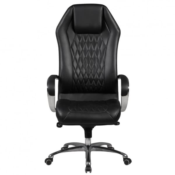 Rootz Executive -tuoli - Työtuoli - Aito nahka - Alumiininen käsinojat - Ergonominen muotoilu - Hengittävä - 126cm x 70cm x 70cm