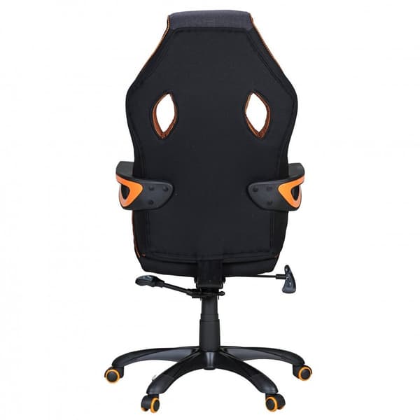 Rootz Ergonomic Racing Kontorstol - Drejestol - Justerbart ryglæn - Åndbart stof - Kontrasterende farve - Racing armlæn - Synkron mekanisme - 120 kg K