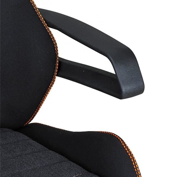 Rootz Ergonomic Racing Kontorstol - Drejestol - Justerbart ryglæn - Åndbart stof - Kontrasterende farve - Racing armlæn - Synkron mekanisme - 120 kg K