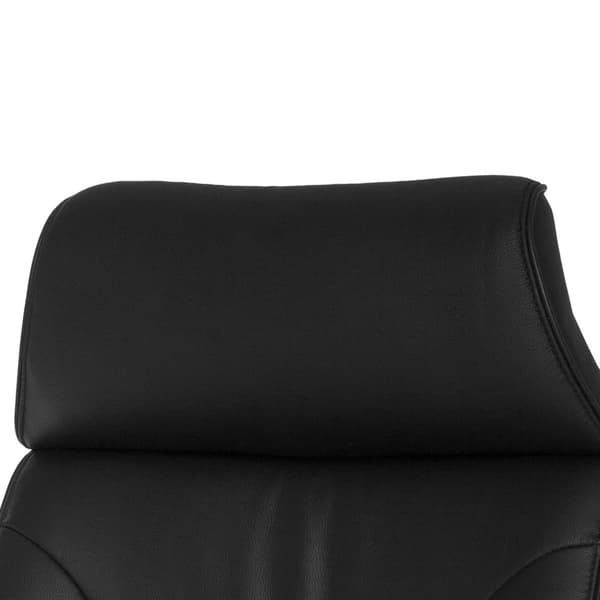 Rootz XXL Executive -tuoli - Työtuoli - Aito nahka - Korkea selkänoja - Ristiselän tuki - Alumiiniset käsinojat - Kromijalusta - 120kg Kapasiteetti -