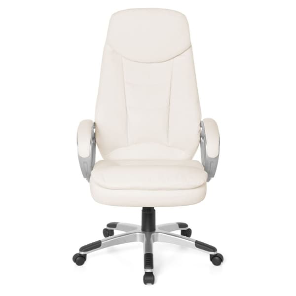 Rootz Högt ryggstöd Kontorsstol - Executive Chair - Skrivbordsstol - Svankstöd - Mjuk stoppning - 100 % polyuretan - 67cm x 58cm x 128cm