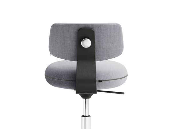 Kontorstol Savo 360H fodring Black Ash