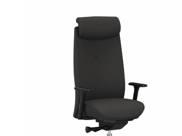 Kontorstol Savo XO Sort tekstil Sort fodkryds