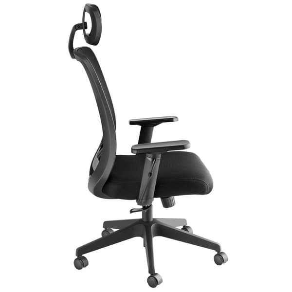 Kontorstol Phoibe, ergonomisk - sort