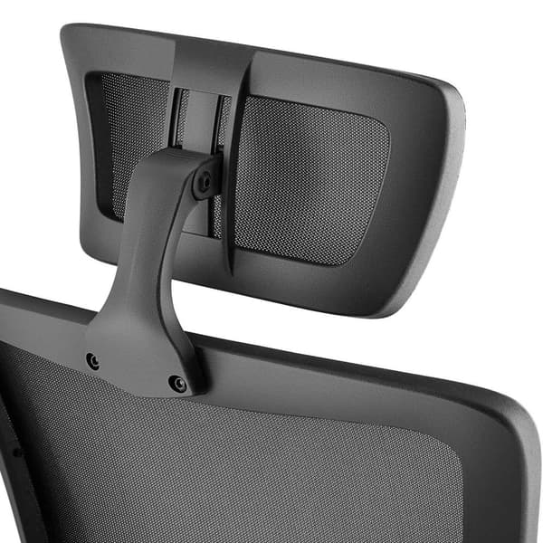 Kontorstol Phoibe, ergonomisk - sort