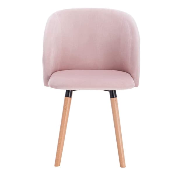Ergonominen Rootz-ruokailutuoli - Velvet-istuin - Moderni toimistotuoli - Mukava, kestävä, monipuolinen - Liukumattomat pehmusteet - 45 cm x 46 cm x 8