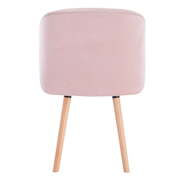 Ergonominen Rootz-ruokailutuoli - Velvet-istuin - Moderni toimistotuoli - Mukava, kestävä, monipuolinen - Liukumattomat pehmusteet - 45 cm x 46 cm x 8