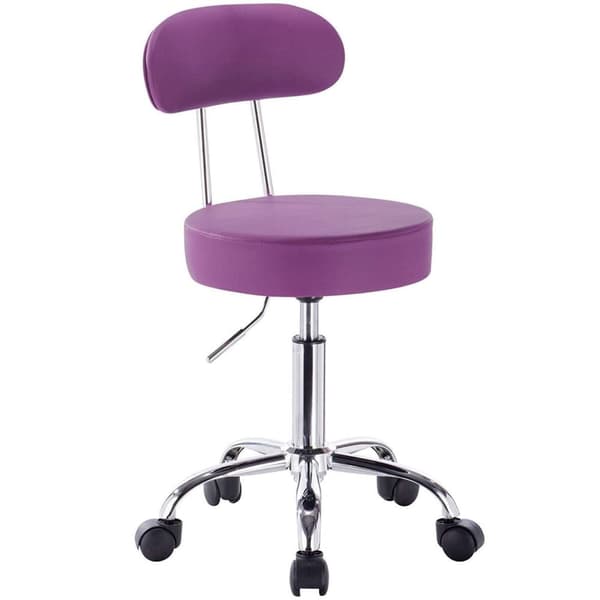 Rootz Ergonomisk drejestol - Kontorstol - Justerbar skammel - Kunstlæder - Holdbar - Højdejusterbar - 360-graders rotation - 75cm-87cm x 35cm