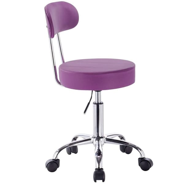 Rootz Ergonomisk drejestol - Kontorstol - Justerbar skammel - Kunstlæder - Holdbar - Højdejusterbar - 360-graders rotation - 75cm-87cm x 35cm