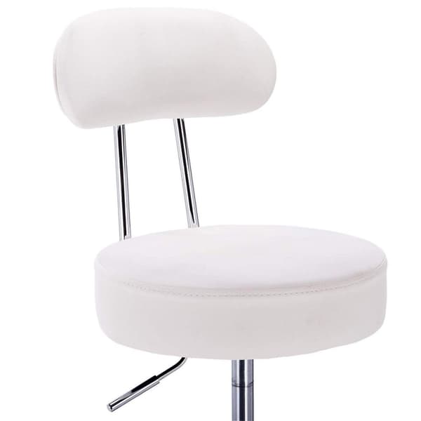 Rootz Arbejdstaburet BH34 - Rulleskammel - Kontorstol - Ergonomisk design - Justerbar højde - Holdbar konstruktion - 75cm x 35cm x 87cm