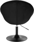 Pikkukuva 7 / 9: Rootz Velvet pyörivä tuoli - Työtuoli - Baarijakkara - Ergonominen muotoilu - Kestävä rakenne - Säädettävä korkeus - 46cm x 44cm x 81-93cm