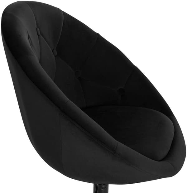 Rootz Velvet pyörivä tuoli - Työtuoli - Baarijakkara - Ergonominen muotoilu - Kestävä rakenne - Säädettävä korkeus - 46cm x 44cm x 81-93cm