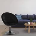 Pikkukuva 2 / 9: Rootz Velvet pyörivä tuoli - Työtuoli - Baarijakkara - Ergonominen muotoilu - Kestävä rakenne - Säädettävä korkeus - 46cm x 44cm x 81-93cm