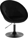 Pikkukuva 1 / 9: Rootz Velvet pyörivä tuoli - Työtuoli - Baarijakkara - Ergonominen muotoilu - Kestävä rakenne - Säädettävä korkeus - 46cm x 44cm x 81-93cm